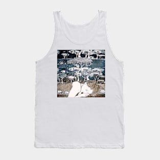 "Dreaming of Life" Aquatint Etching Tank Top